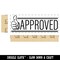 Approved Thumbs Up Self-Inking Rubber Stamp Ink Stamper for Business Office